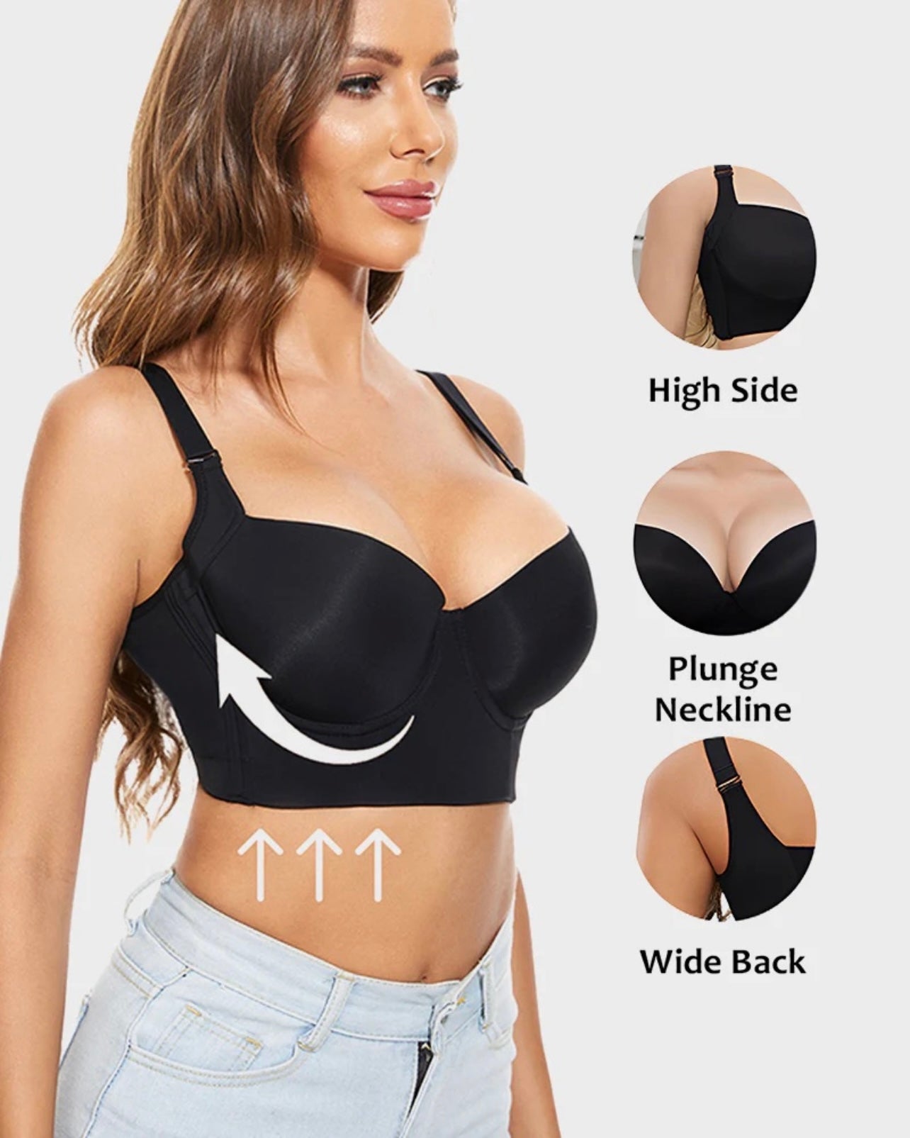 CURVELYβ’ β Lifting & Posture Support Bra