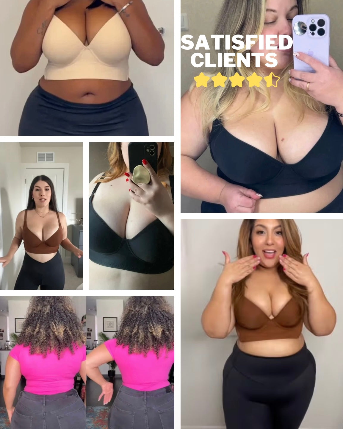 CURVELYβ’ β Lifting & Posture Support Bra